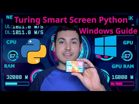 Видео: Руководство Windows — Python — Turing Smart Screen System Monitor