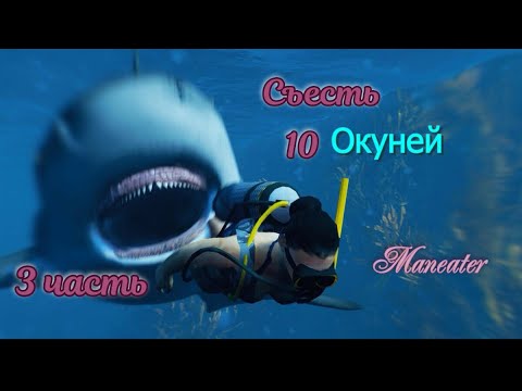 Видео: Прохождение игры Акула# Maneater_ Съесть 10 окуней - AndryPlayGames.