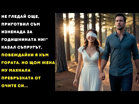 Видео: Не гледай още, приготвил съм изненада за годишнината ни!“ казал съпругът, повеждайки я към гората...