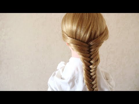 Видео: КРАСИВАЯ и БЫСТРАЯ КОСА "РЫБИЙ ХВОСТ"