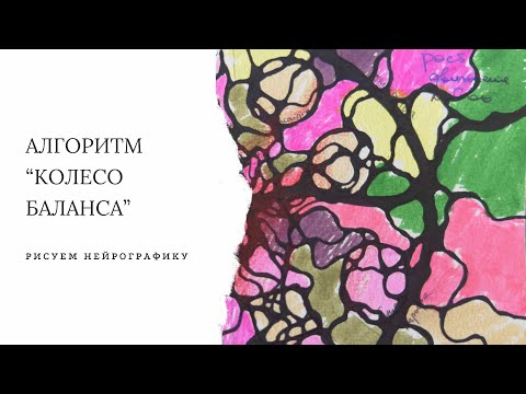 Видео: Рисуем вместе: Нейрографика Колесо Баланса | Планируем 2025 год и фиксируем цели