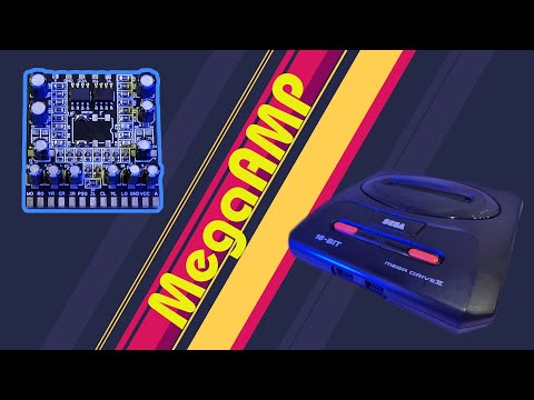 Видео: Установка мода MegaAMP в Sega MegaDrive 2