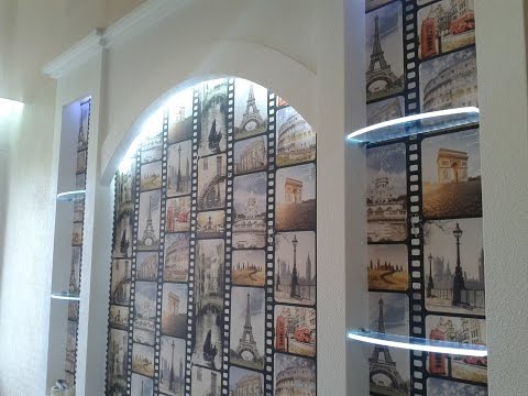 Видео: Гипсокартон. Ниши с подсветкой на кухне.