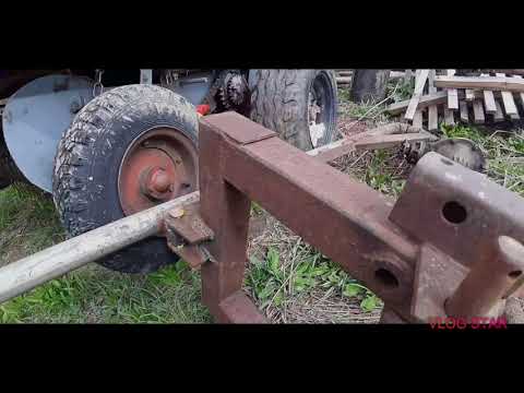 Видео: Бур на МТЗ из моста УАЗ