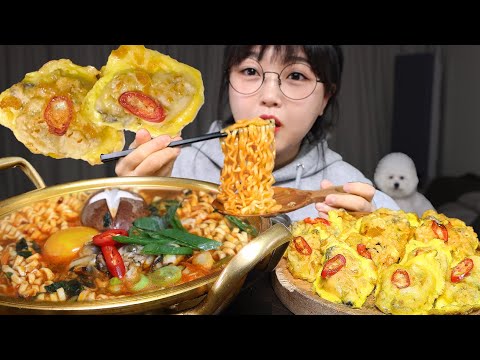 Видео: Острая устричная лапша и устричные блины🦪Mukbang ASMR