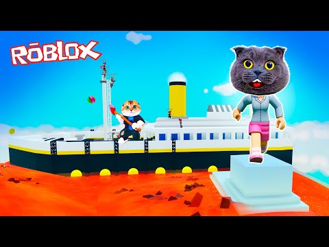 Видео: ВЫЖИВАЮ в ПОЛ ЭТО ЛАВА в КОМАНДНОМ ПОБЕГЕ и ОББИ в РОБЛОКС | The Floor Is LAVA