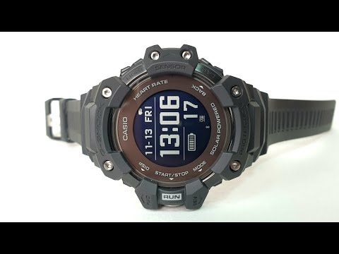 Видео: Почти смарт часы. Casio G-Shock GBD-H1000-1E