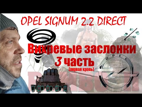 Видео: Опель Сигнум 2.2 ремонт вихревых заслонок. Часть третья. Z22YH OPEL SIGNUM/VECTRA C