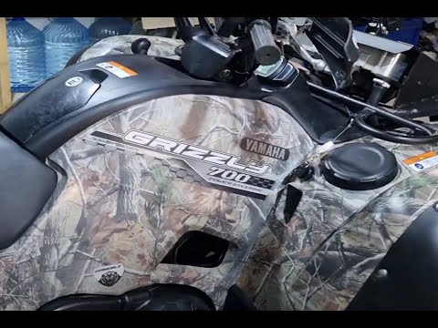 Видео: Yamaha Grizzly 700 Техническое обслуживание 2 Часть