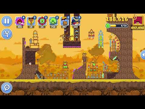 Видео: Турнир 10 уровня Angry Birds Friends 1620, три звезды, без бонусов, прохождение 27.09.2025