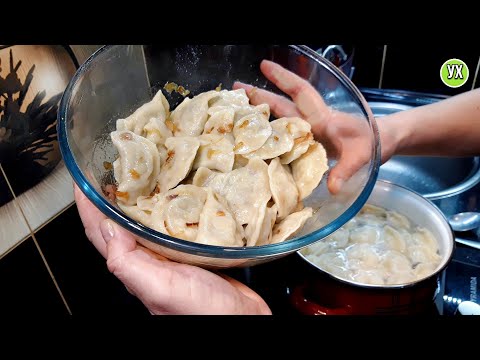 Видео: Таких вкусных вареников я ещё не ела! Идеальное тесто - не рвётся и не трескается после заморозки.