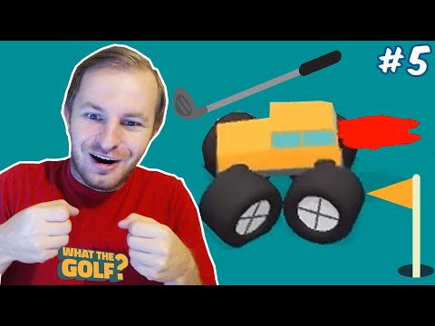 Видео: Гольф на машинках | WHAT THE GOLF? #5