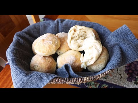 Видео: Классические булочки к ужину без замешивания (обновлённые)… легко… без машин