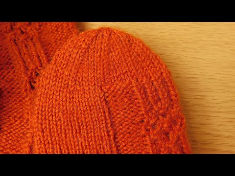 Видео: 🧦Мысок носка  «звездочка». Knitting toe sock.