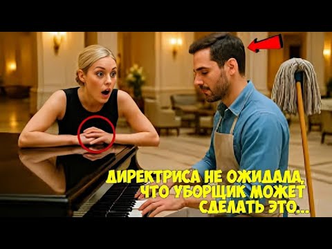 Видео: «СЫГРАЕШЬ МОЦАРТА — ВЫЙДУ ЗА ТЕБЯ», — ПОШУТИЛА ДИРЕКТОР. ТО, ЧТО СДЕЛАЛ УБОРЩИК, ОШЕЛОМИЛО ЕЁ.