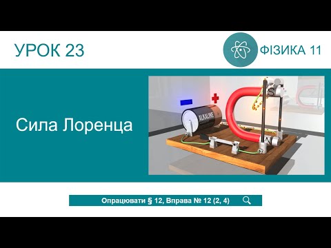 Видео: Фізика 11 клас. Сила Лоренца (Урок №23)