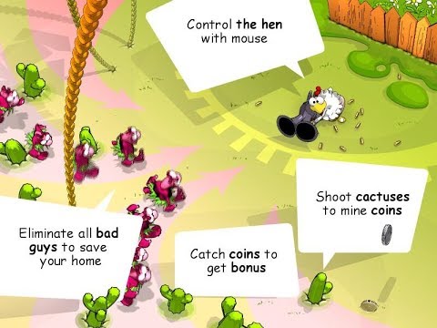 Видео: Стрелялки на компьютер бесплатно / Куриная месть - Первая разборка / стрелялки без интернета