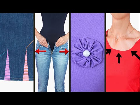 Видео: 4 лучших швейных лайфхака, о которых вам никто не рассказывал Miarti 🪡 🧵✂️ ✌️