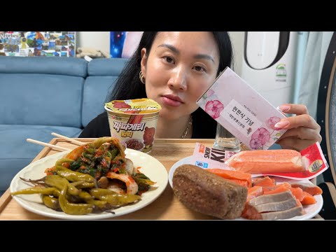 Видео: ЧАЖАНМЕН🍝 красная рыбка 🍣/МУКБАНГ /КАК Я ПОЛУЧИЛА 13 ЗАРПЛАТУ В КОРЕЕ🥳