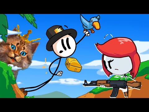 Видео: ГЕНРИ СТИКМЕН ТЕПЕРЬ БОСС! The Henry Stickmin Collection Весёлый Кот