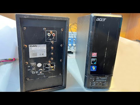 Видео: На запчасти. Усилитель SVEN SPS820 и компьютер Acer aspire x1301