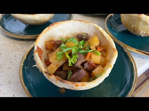 Видео: Қамыр кеседегі қуырдақ. Cuirdak Cup. Куырдак в пиале.