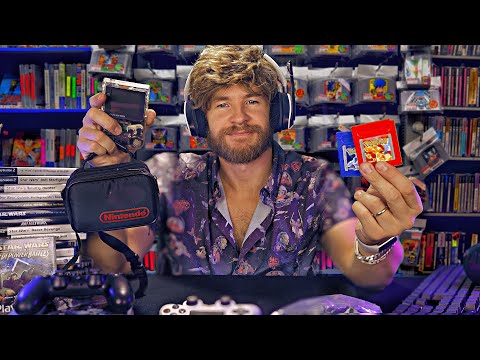 Видео: NICEST Retro Game Store [ASMR] (Gameboy и игры)