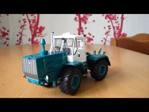 Видео: Масштабная модель трактора Т-150 SSM в масштабе 1:43