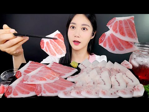 Видео: МУКБАНГ Сашими Из Тунца *Блюфин Тунец Оторо | Сырой Тунец | Real Sound MUKBANG | АСМР | EATING SOUND