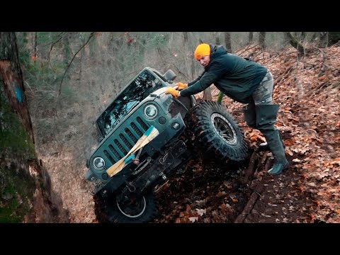 Видео: Маршрут, который переворачивает внедорожники Jeep CJ7, Sahara, Rubicon!