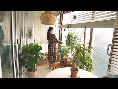 Видео: Мой мечтательный балконный сад для выращивания растений🌲Готовим кимчи по-корейски