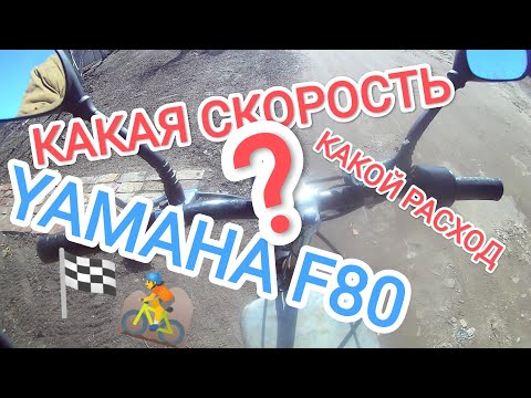 Видео: YAMAHA F80, МАКСИМАЛКА И РАСХОД ТОПЛИВА