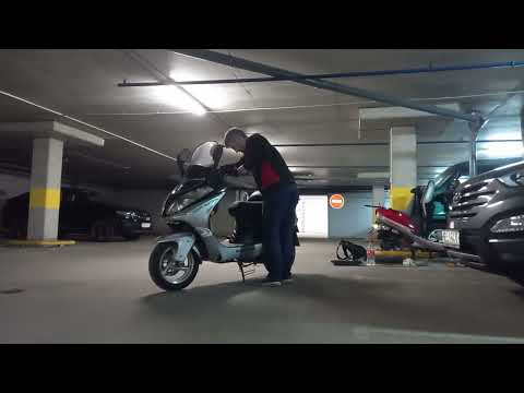 Видео: хорс 056 заводим скутер 2022г.  после большого простоя.