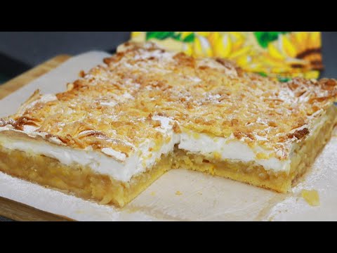 Видео: Яблочный Пирог "Польский" Любовь с Первого Кусочка, Нежнее Нежного!