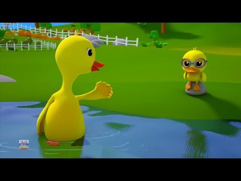 Видео: Утенок Утенок Да Mama | детская рифма | Kids Song | Farmees Russia | Duckling duckling