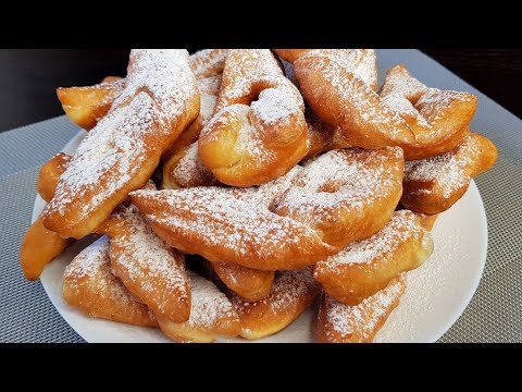 Видео: РЕЦЕПТ моей БАБУШКИ! ВЕРГУНЫ (Хворост) на СМЕТАНЕ. Вкус ДЕТСВА | kitchenice