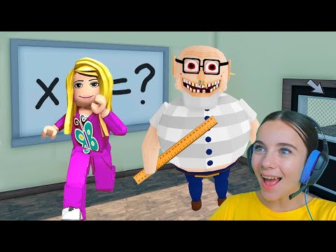 Видео: ПОБЕГ ОТ ЗЛОГО УЧИТЕЛЯ МАТЕМАТИКИ в ROBLOX!