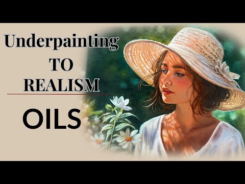 Видео: От сырой умбры к реализму | Портрет Дейзи Дейдрим, написанный маслом