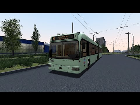 Видео: Игры.Покатушки по игре Garry's mod Trolleybus FS, карта Сумы, БКМ-333, борт.3650, марш.5