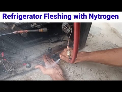 Видео: Флешинг холодильника | Флешинг испарителя и конденсатора холодильника азотом | Как выполнить флешинг