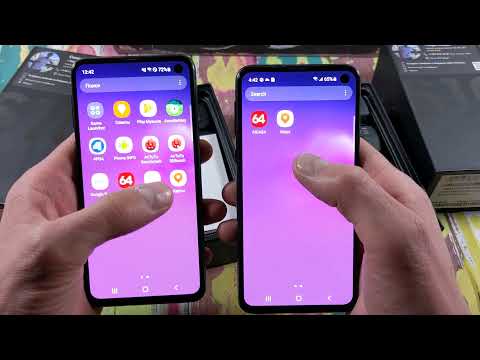 Видео: Samsung s10e Корея против Америки (IMEI 352811100810658/352599100901524)