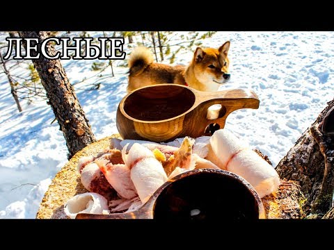 Видео: Дикая кухня - СТРОГАНИНА ИЗ РЫБЫ | BUSHCRAFT COOKING - FROZEN FISH