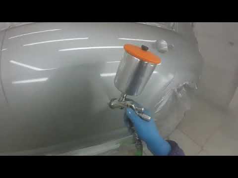 Видео: #nissan_tiida покраска двух бортов #iongun #гаражнаяпокраскакурск 