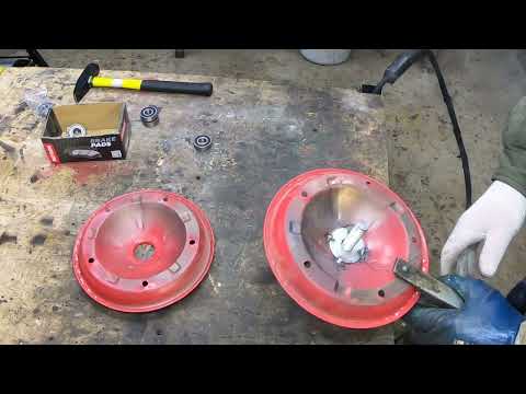 Видео: Модернизация колес от тачки, замена подшипников