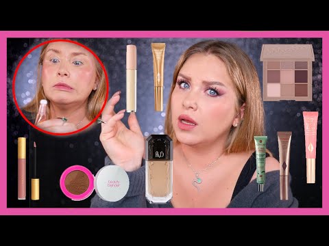 Видео: ВСЁ ЛИЦО ПЕРВЫХ ВПЕЧАТЛЕНИЙ I Charlotte Tilbury, Rare Beauty, Huda Beauty