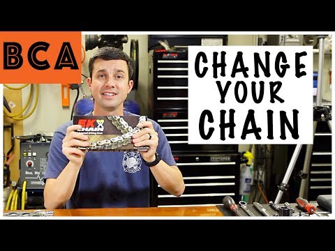 Видео: Как заменить цепь мотоцикла на BMW G 650 GS