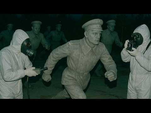 Видео: КАМЕННЫЕ СОЛДАТЫ СССР - 23 человека превратились в ИЗВЕСТНЯКОВЫЕ СТАТУИ за 4 секунды