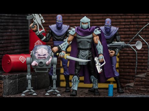 Видео: Шреддер, Кренг, Солдаты Фут - Обзор Фигурок По Вселенной Черепашки Ниндзя 1987 От НЕКА