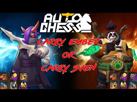 Видео: Керри Эмбер или Свен, что Лучше?! ► Auto Chess S27