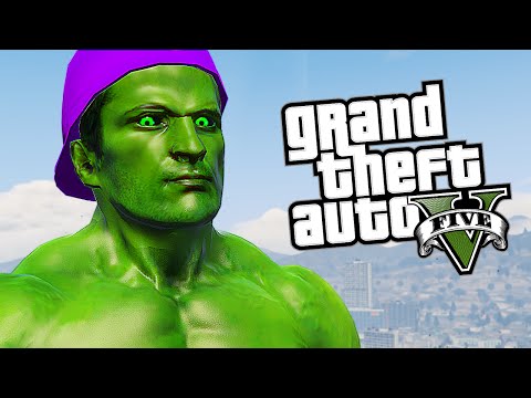 Видео: ХАЛК КРУШИТ в GTA V!  (Моды)